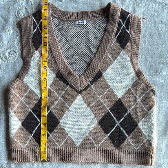 Garage Argyle vest - Picture 5 of 5